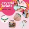 Crystal Beads for Bracelets 1200pcs 24 Colors. Bicone Crystal Glass Beads for Jewelry Making Bulk (6mm). Best Faceted with Elastic String. Small Bead Bracelet for DIY Crafts